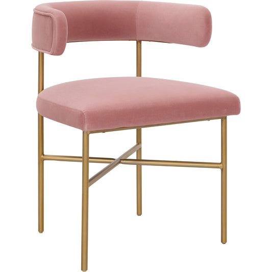 Kim Performance Velvet Chair by TOV Furniture. Made from velvet in a transitional style.