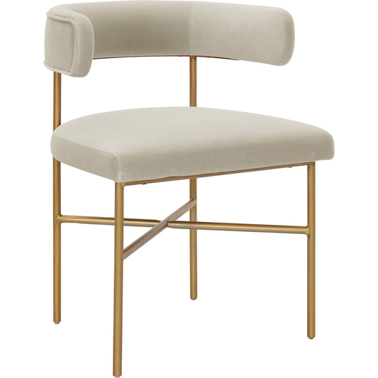 Kim Performance Velvet Chair by TOV Furniture. Made from velvet in a transitional style.