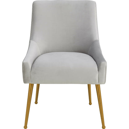 Beatrix Side Chair by TOV Furniture. Made from velvet in a modern style.