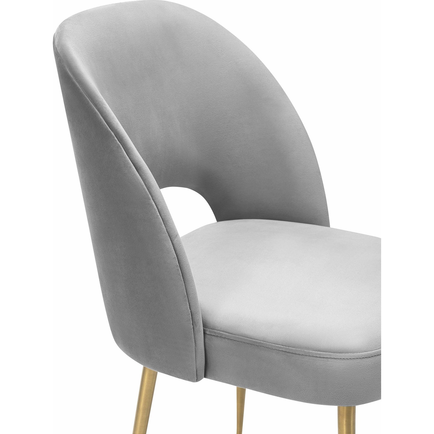 008 S-303122 | Closeup | Swell Velvet Chair by TOV Furniture. Made from unique in a modern style.