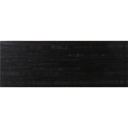 Gatsby Wood Buffet by TOV Furniture in natural and black. Made from acacia, steel, tempered glass in a modern style.