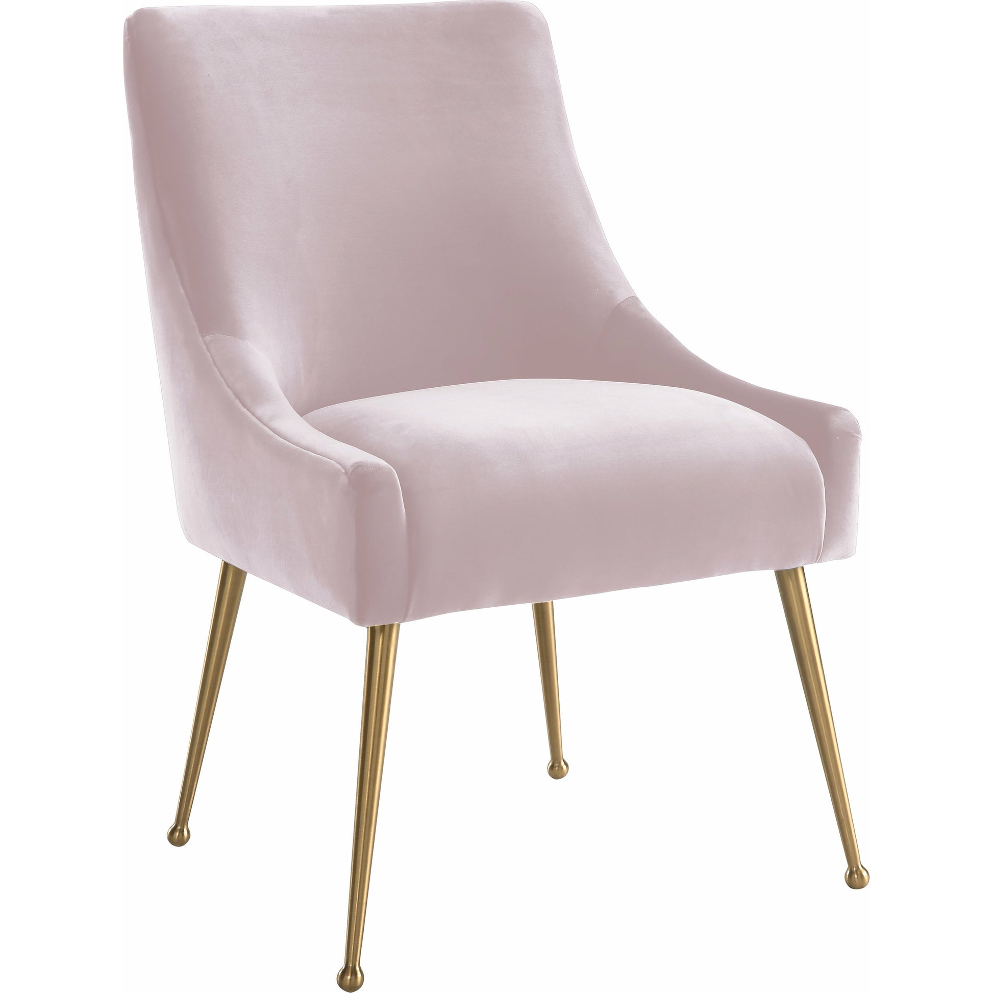 Beatrix Side Chair by TOV Furniture. Made from velvet in a modern style.