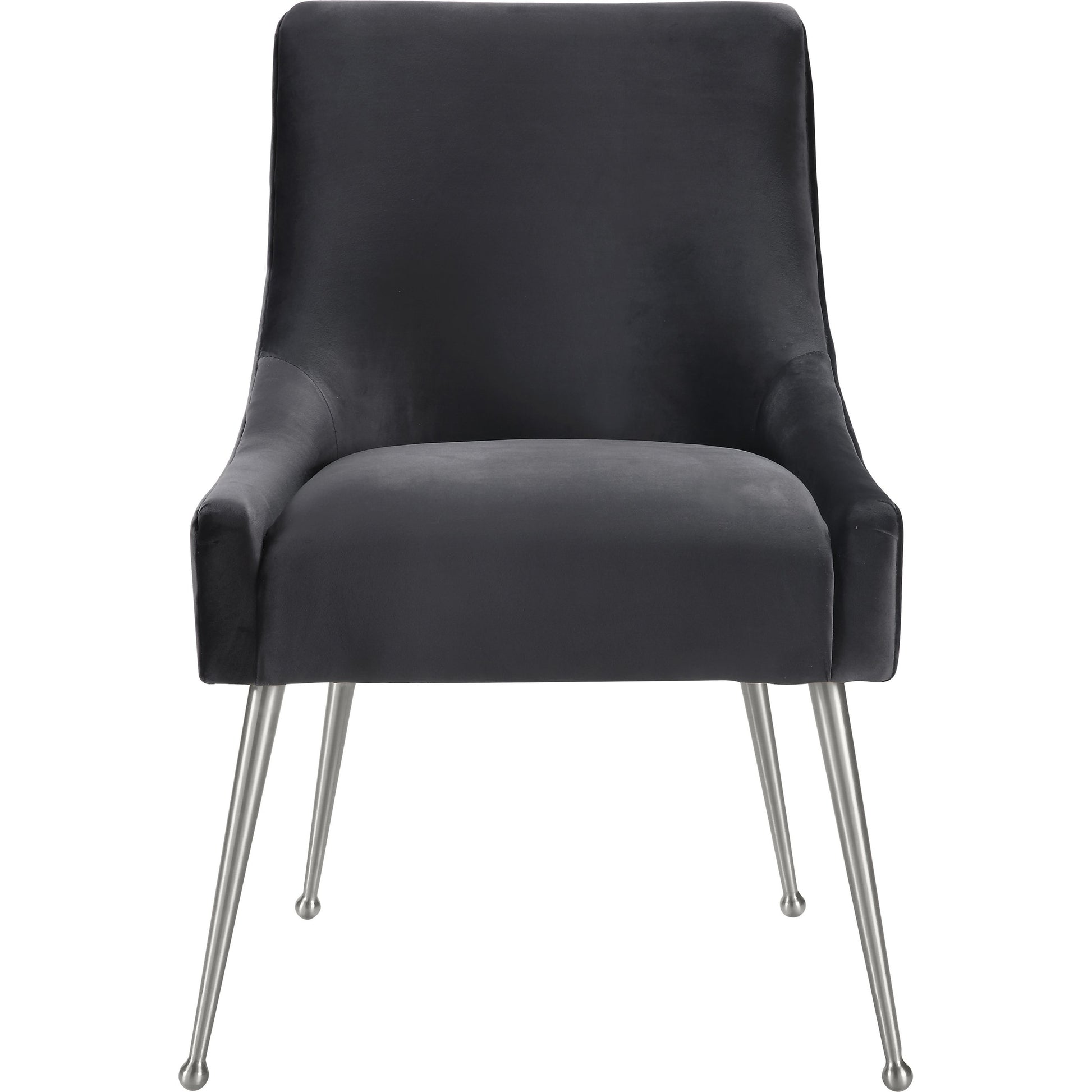 Beatrix Side Chair by TOV Furniture. Made from velvet in a modern style.