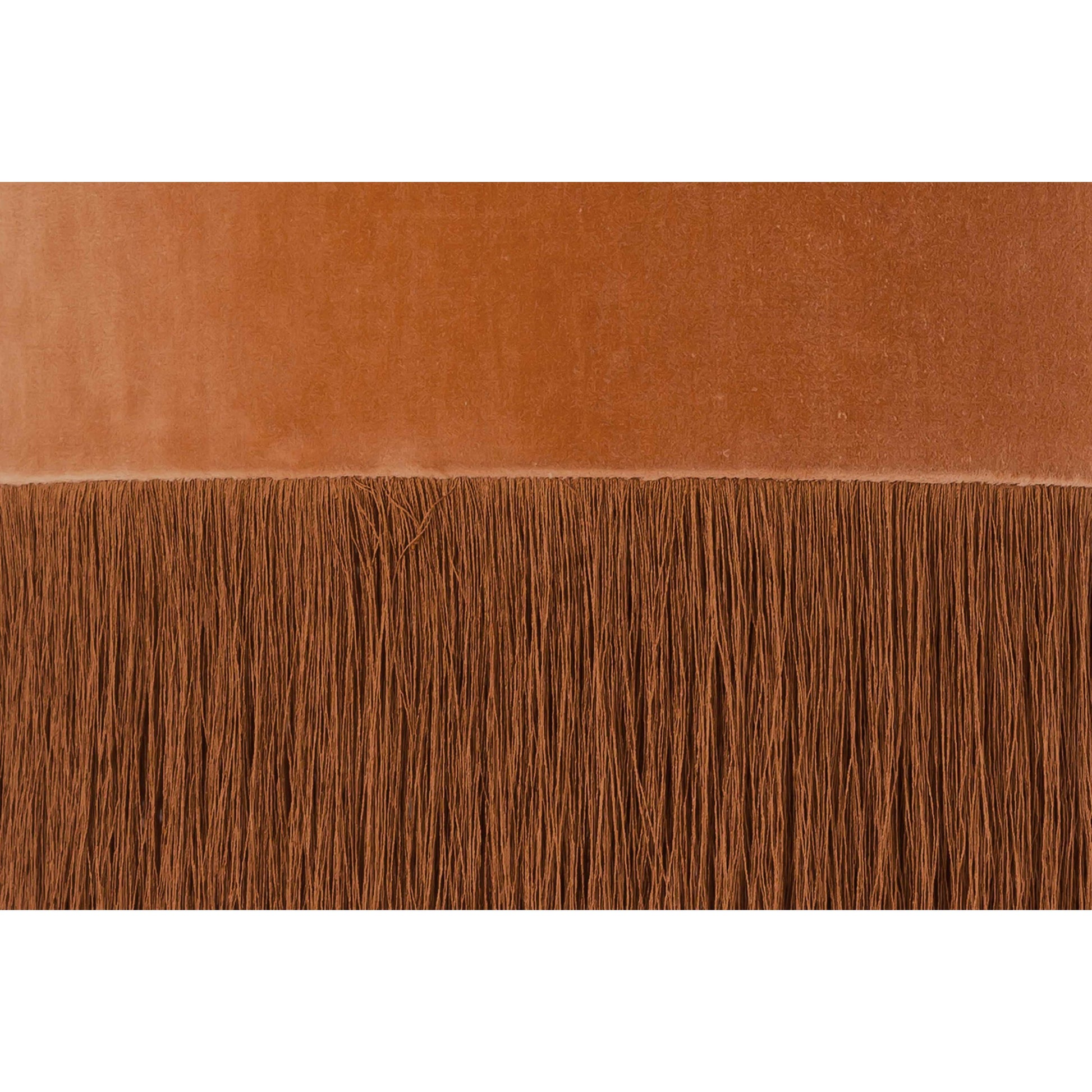 Atolla Tassel Pendant by TOV Furniture in brick. Made from cotton in a eclectic & global style.