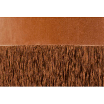 Atolla Tassel Pendant by TOV Furniture in brick. Made from cotton in a eclectic & global style.