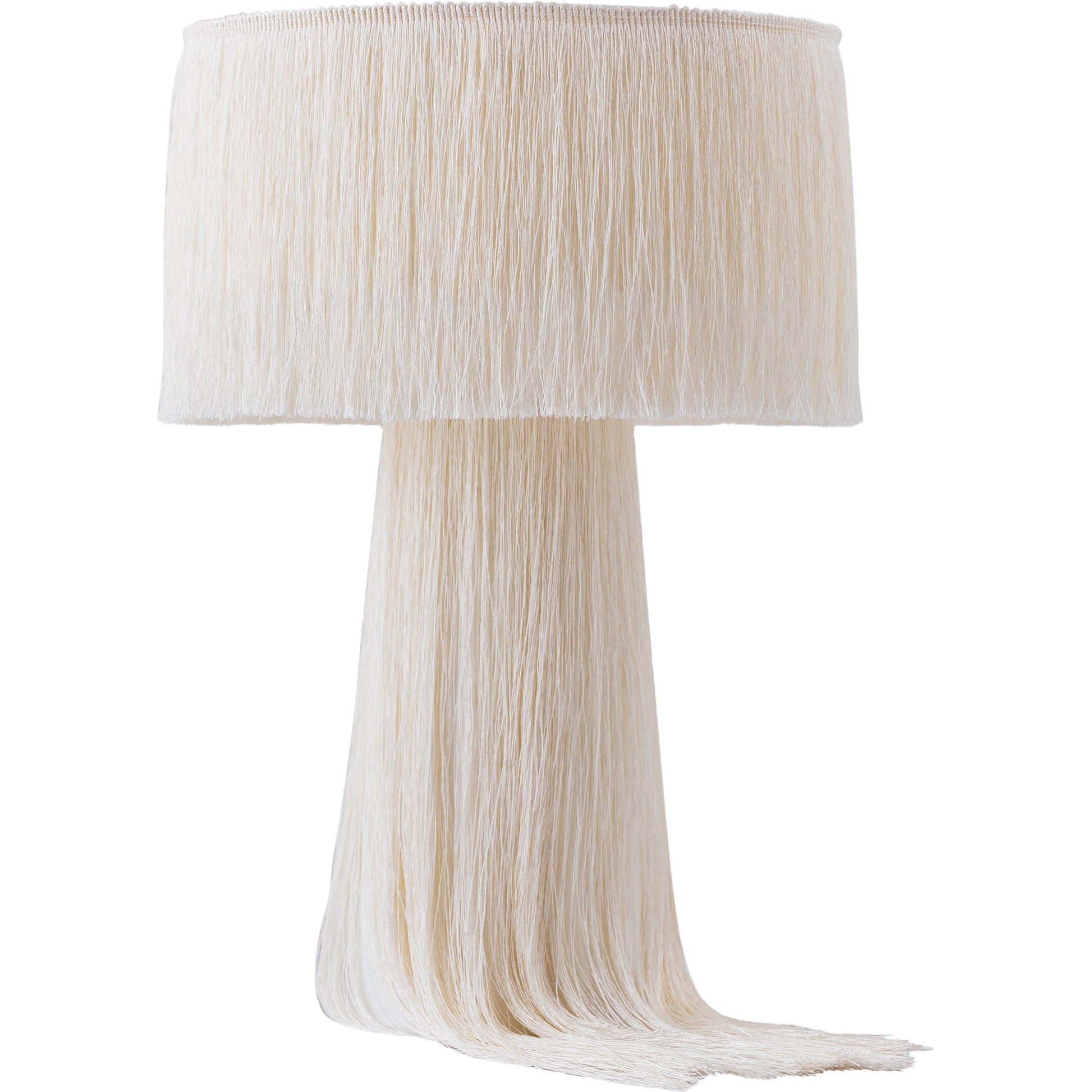 Atolla Tassel Table Lamp by TOV Furniture. Made from cotton in a eclectic & global style.