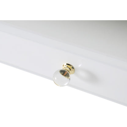 Janie Lacquer Desk by TOV Furniture. Made from mdf in a transitional style.