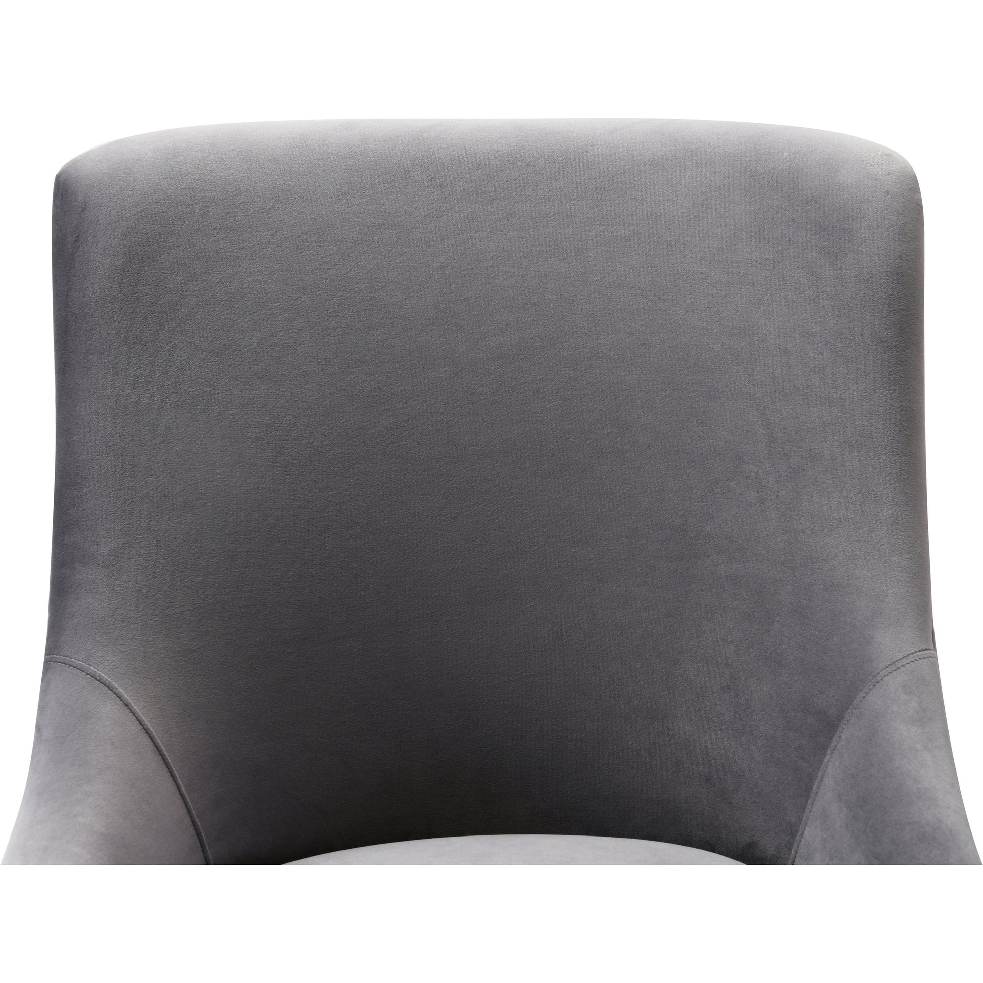Beatrix Office Swivel Chair by TOV Furniture. Made from velvet, wood, stainless steel in a transitional style.