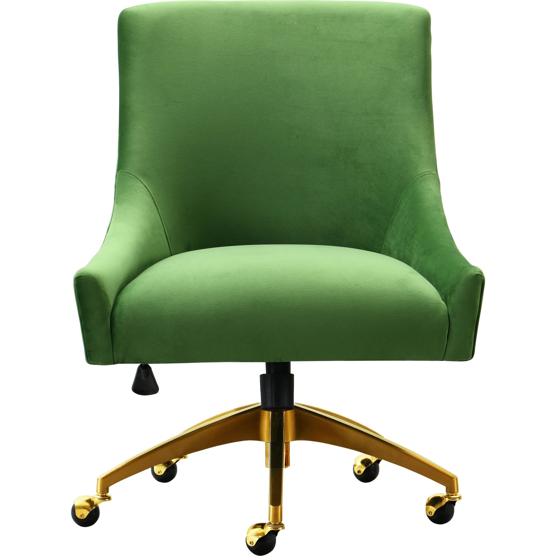 Beatrix Office Swivel Chair by TOV Furniture. Made from velvet, wood, stainless steel in a transitional style.