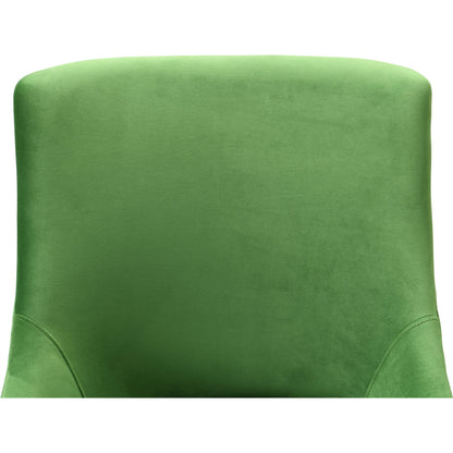 Beatrix Office Swivel Chair by TOV Furniture. Made from velvet, wood, stainless steel in a transitional style.