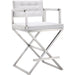 Director Counter Stool by TOV Furniture. Made from stainless steel, eco leather in a modern style.