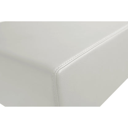 Seville Steel Barstool by TOV Furniture. Made from stainless steel, eco leather in a modern style.
