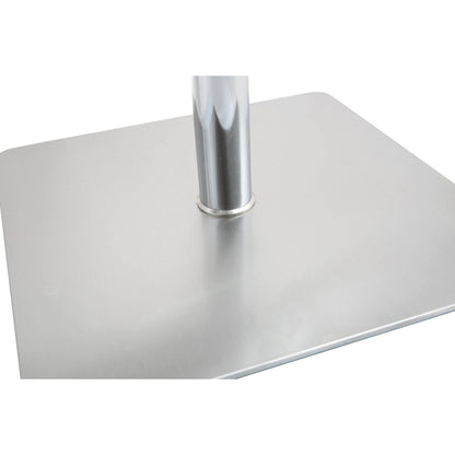 Seville Steel Barstool by TOV Furniture. Made from stainless steel, eco leather in a modern style.