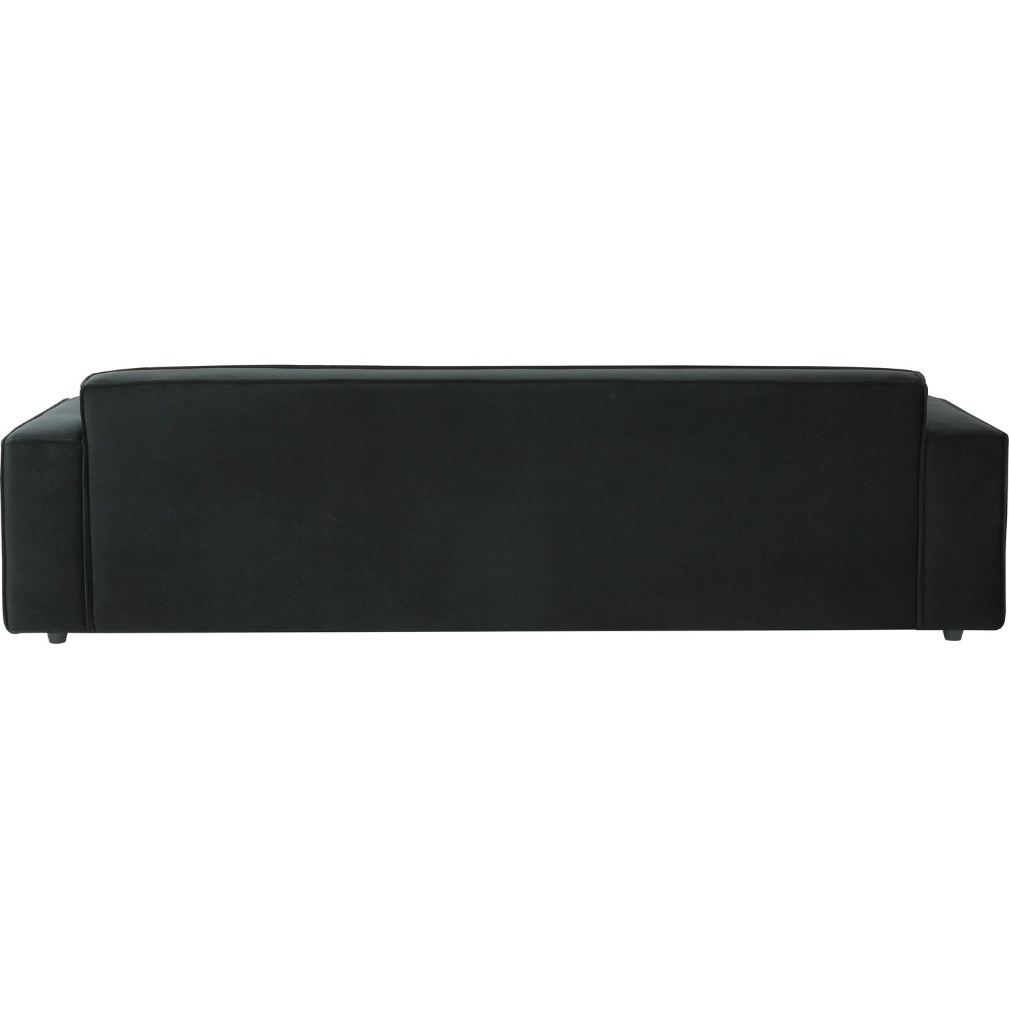003 SR-894012 | Additional Silo | Olafur Velvet Sofa by TOV Furniture in black. Made from velvet in a modern style.