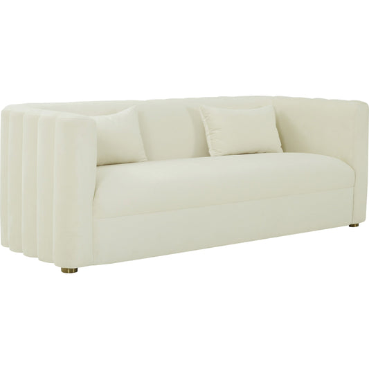 Callie Velvet Sofa by TOV Furniture. Made from velvet in a transitional style.