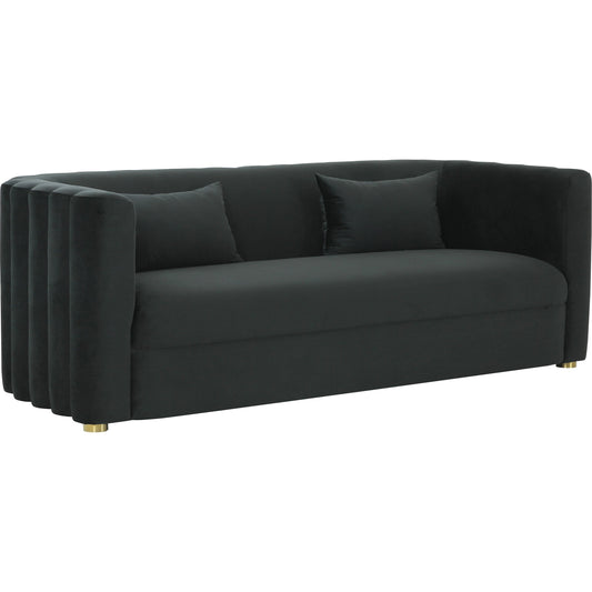 Callie Velvet Sofa by TOV Furniture. Made from velvet in a transitional style.