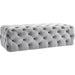 Kaylee Ottoman by TOV Furniture. Made from velvet in a modern style.