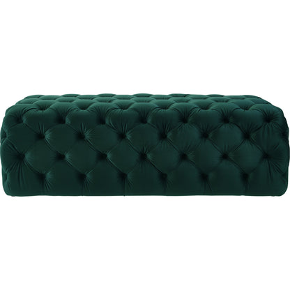 Kaylee Ottoman by TOV Furniture. Made from velvet in a modern style.
