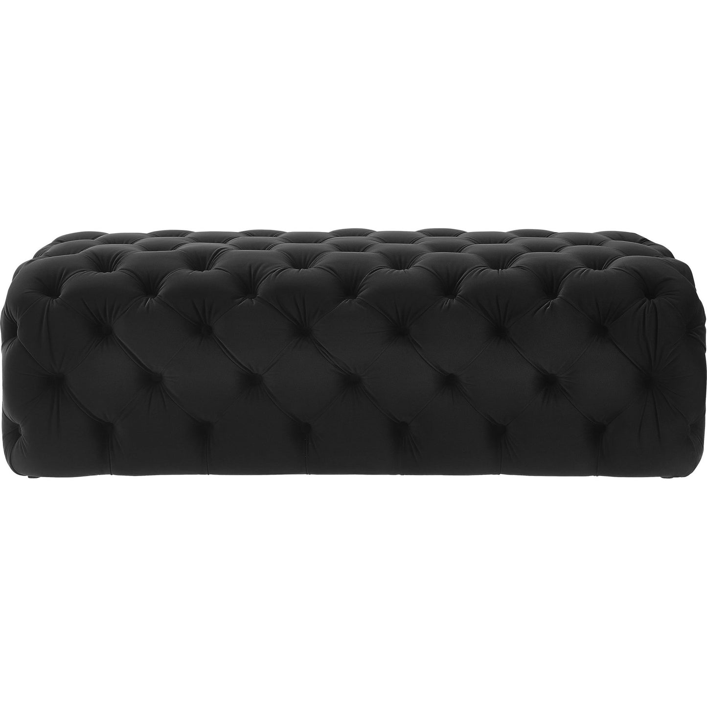 010 S-245530 | Additional Silo | Kaylee Ottoman by TOV Furniture. Made from velvet in a modern style.