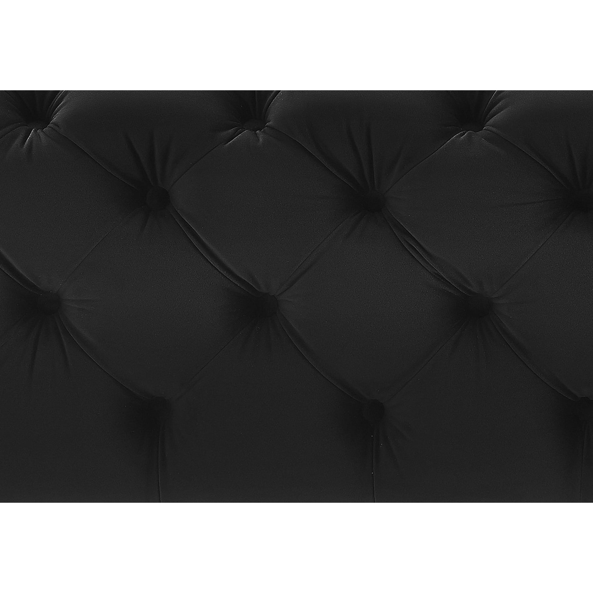 Kaylee Ottoman by TOV Furniture. Made from velvet in a modern style.