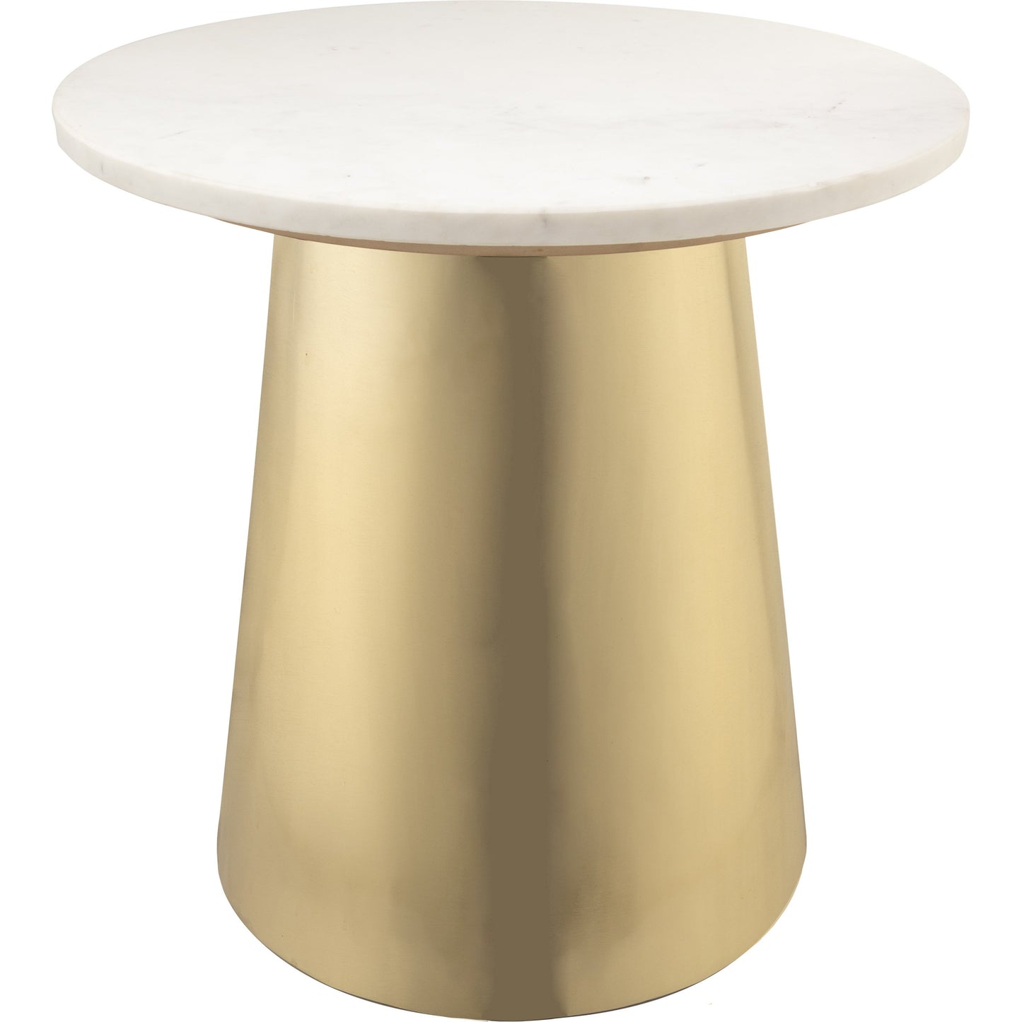 000 SR-389552 | Primary Silo | Bleeker Side Table by TOV Furniture in natural. Made from iron, stone in a modern style.