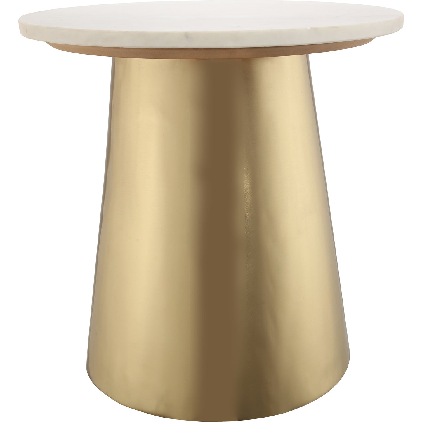 001 SR-389552 | Additional Silo | Bleeker Side Table by TOV Furniture in natural. Made from iron, stone in a modern style.