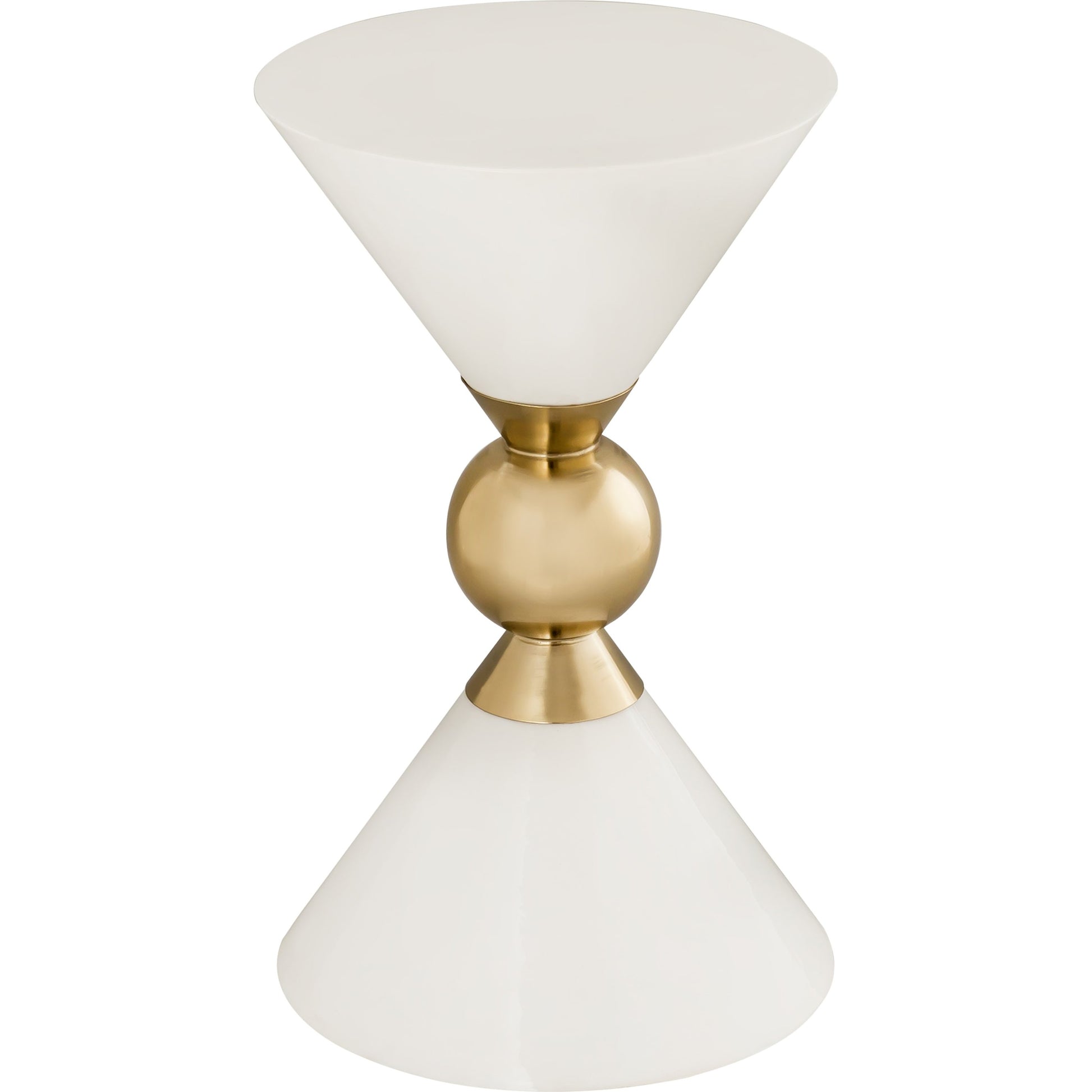 Balhi Side Table by TOV Furniture. Made from iron in a modern style.