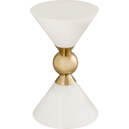 Balhi Side Table by TOV Furniture. Made from iron in a modern style.