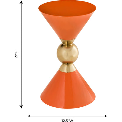 Balhi Side Table by TOV Furniture. Made from iron in a modern style.