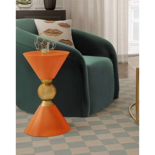 Balhi Side Table by TOV Furniture. Made from iron in a modern style.