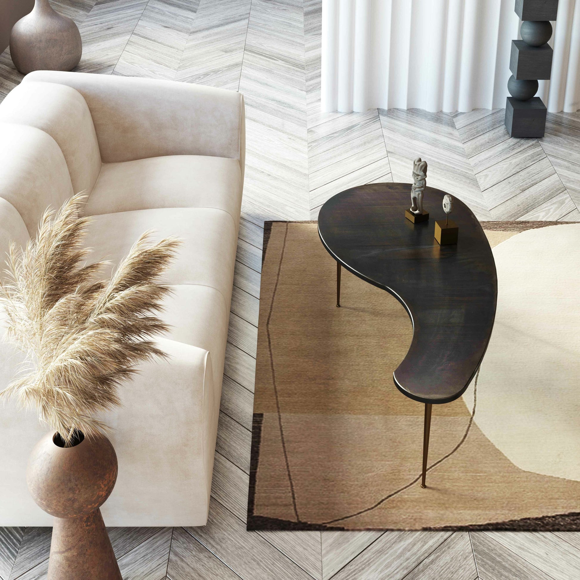 Emmet Velvet Sofa by TOV Furniture. Made from velvet in a transitional style.