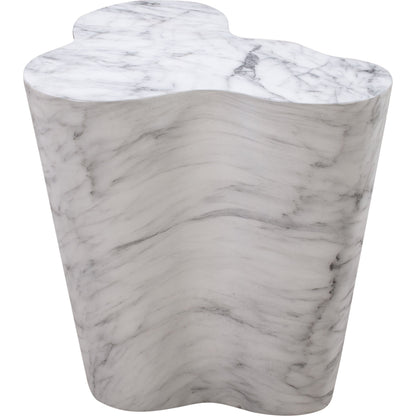 Slab Side Table by TOV Furniture. Made from concrete in a modern style.