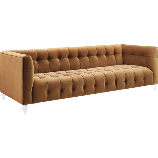 Bea Sofa by TOV Furniture. Made from velvet in a modern style.