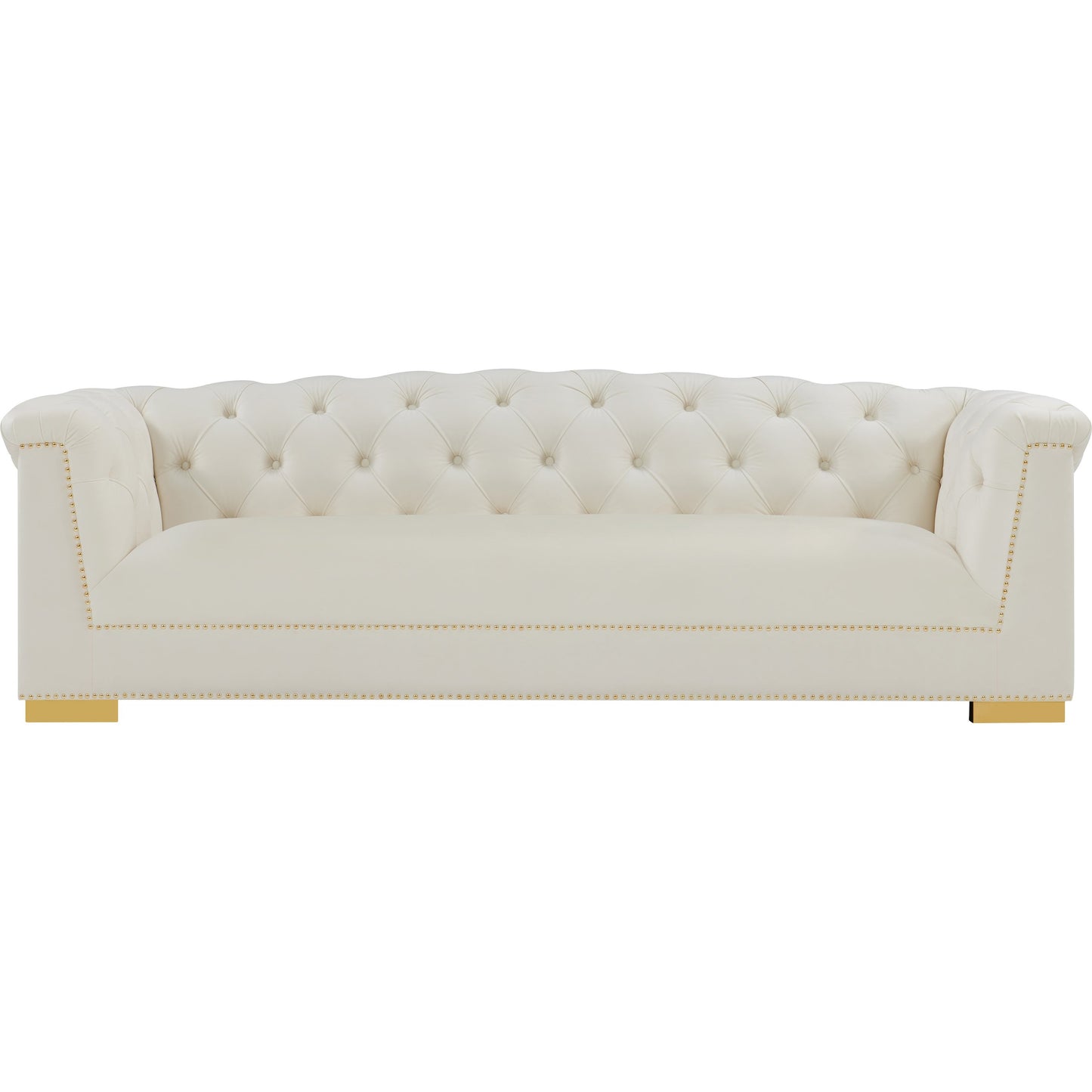 002 SR-389630 | Additional Silo | Farah Classic Sofa by TOV Furniture. Made from velvet in a traditional style.