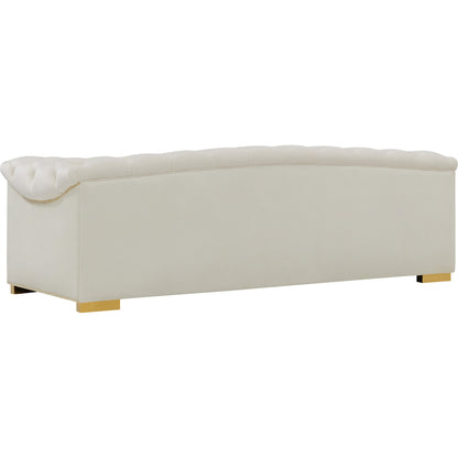 Farah Classic Sofa by TOV Furniture. Made from velvet in a traditional style.