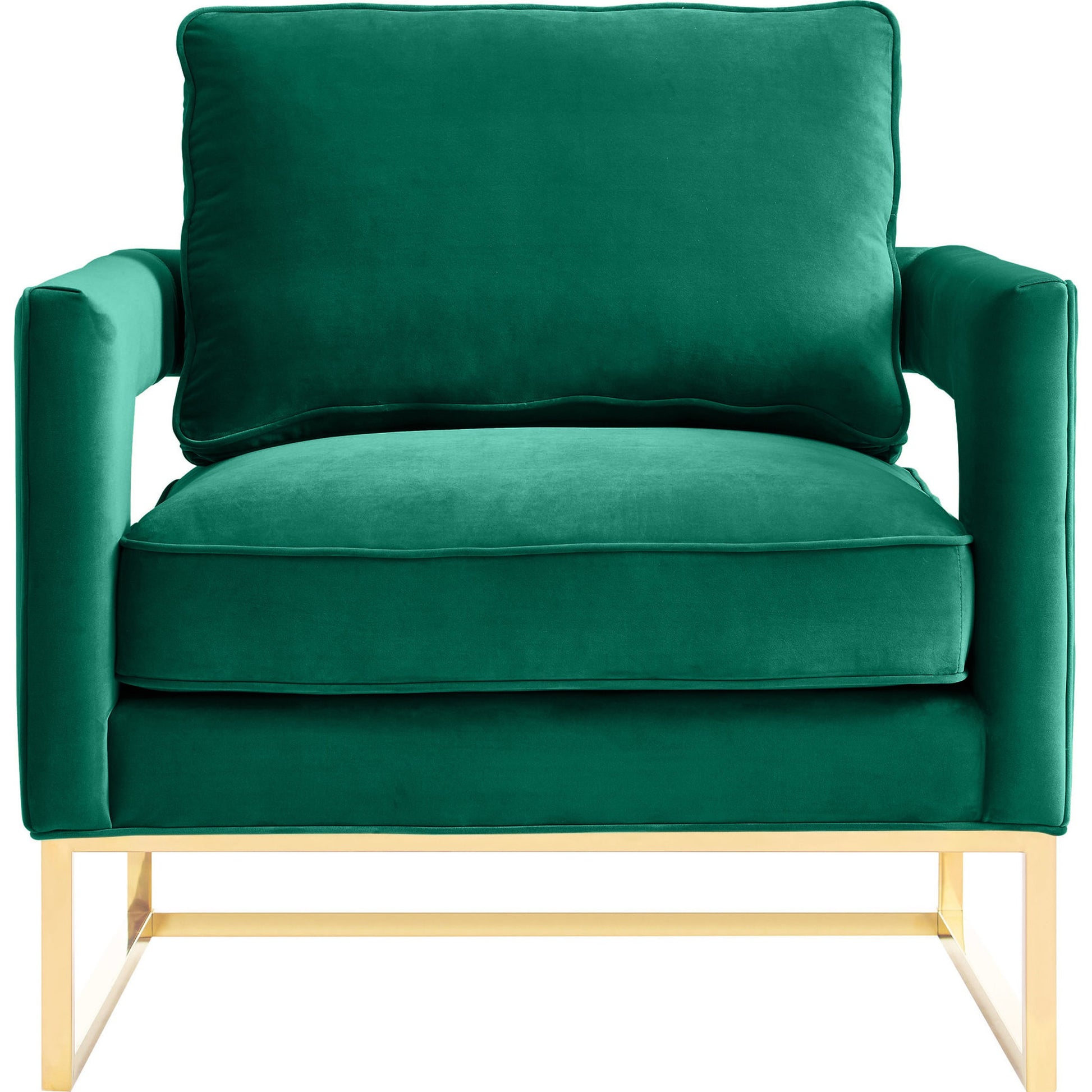 Avery Chair by TOV Furniture in gold. Made from unique in a modern style.