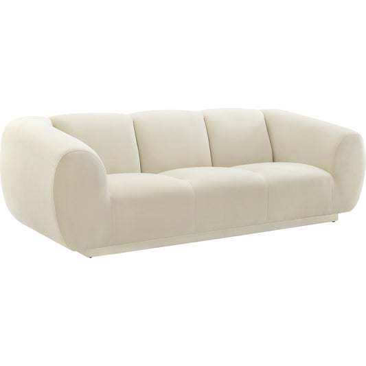Emmet Velvet Sofa by TOV Furniture. Made from velvet in a transitional style.