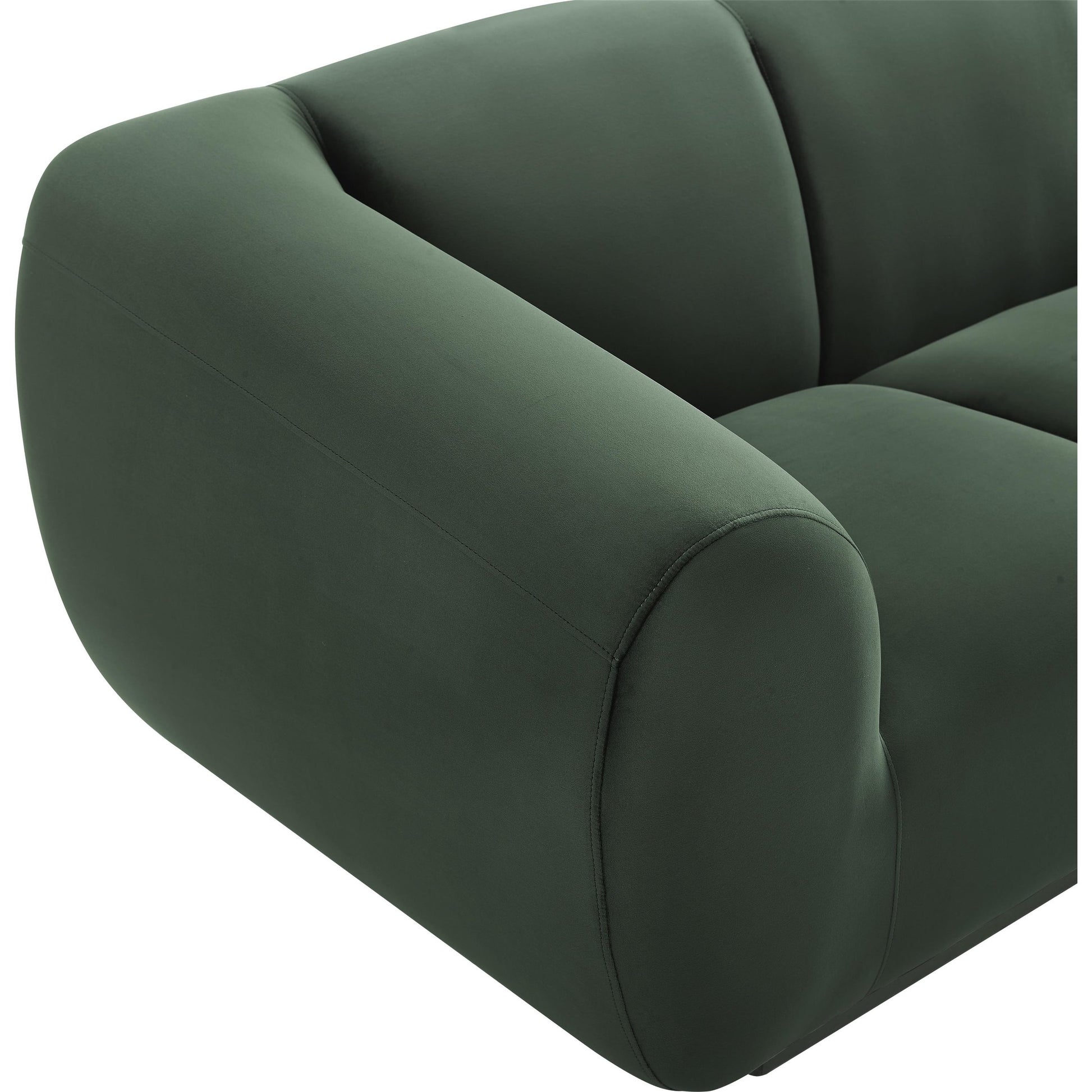 Emmet Velvet Sofa by TOV Furniture. Made from velvet in a transitional style.