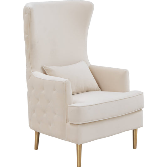Alina Tall Tufting Back Chair by TOV Furniture. Made from plywood, velvet in a transitional style.