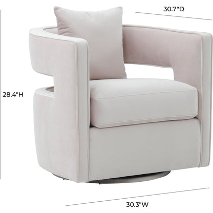 Kennedy Swivel Chair by TOV Furniture. Made from unique in a modern style.