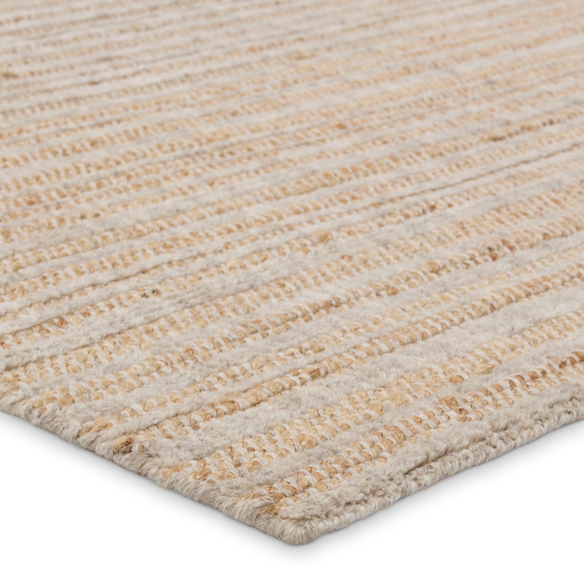 Topo Abdar TPO01 Rug by Jaipur Living in tan, gray. Made from 60% jute, 25% polyester, 10% cotton, 5% wool in a unique style.