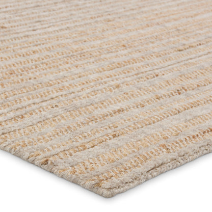 Topo Abdar TPO01 Rug by Jaipur Living in tan, gray. Made from 60% jute, 25% polyester, 10% cotton, 5% wool in a unique style.