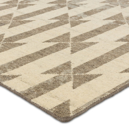 Tessera by Verde Home TSS01 Rug by Jaipur Living in taupe, cream. Made from 100% wool in a unique style.