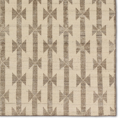 Tessera by Verde Home TSS01 Rug by Jaipur Living in taupe, cream. Made from 100% wool in a unique style.