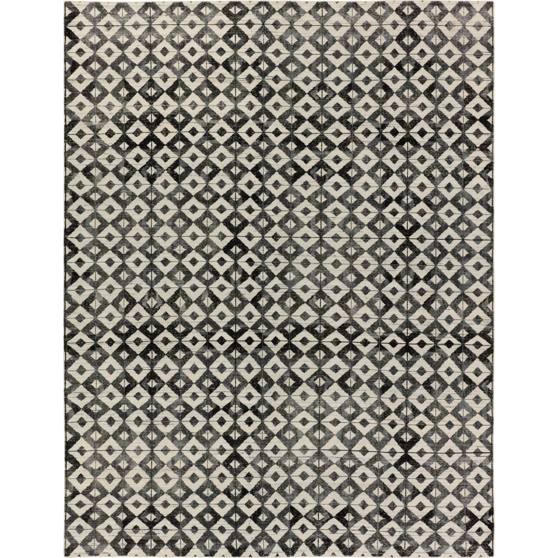 Tessera by Verde Home Gem TSS03 Rug by Jaipur Living in black, cream. Made from 100% wool in a unique style.