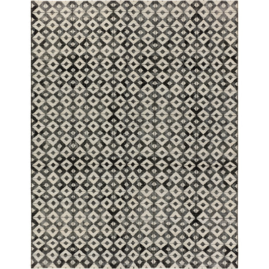 Tessera by Verde Home TSS03 Rug by Jaipur Living in black, cream. Made from 100% wool in a unique style.