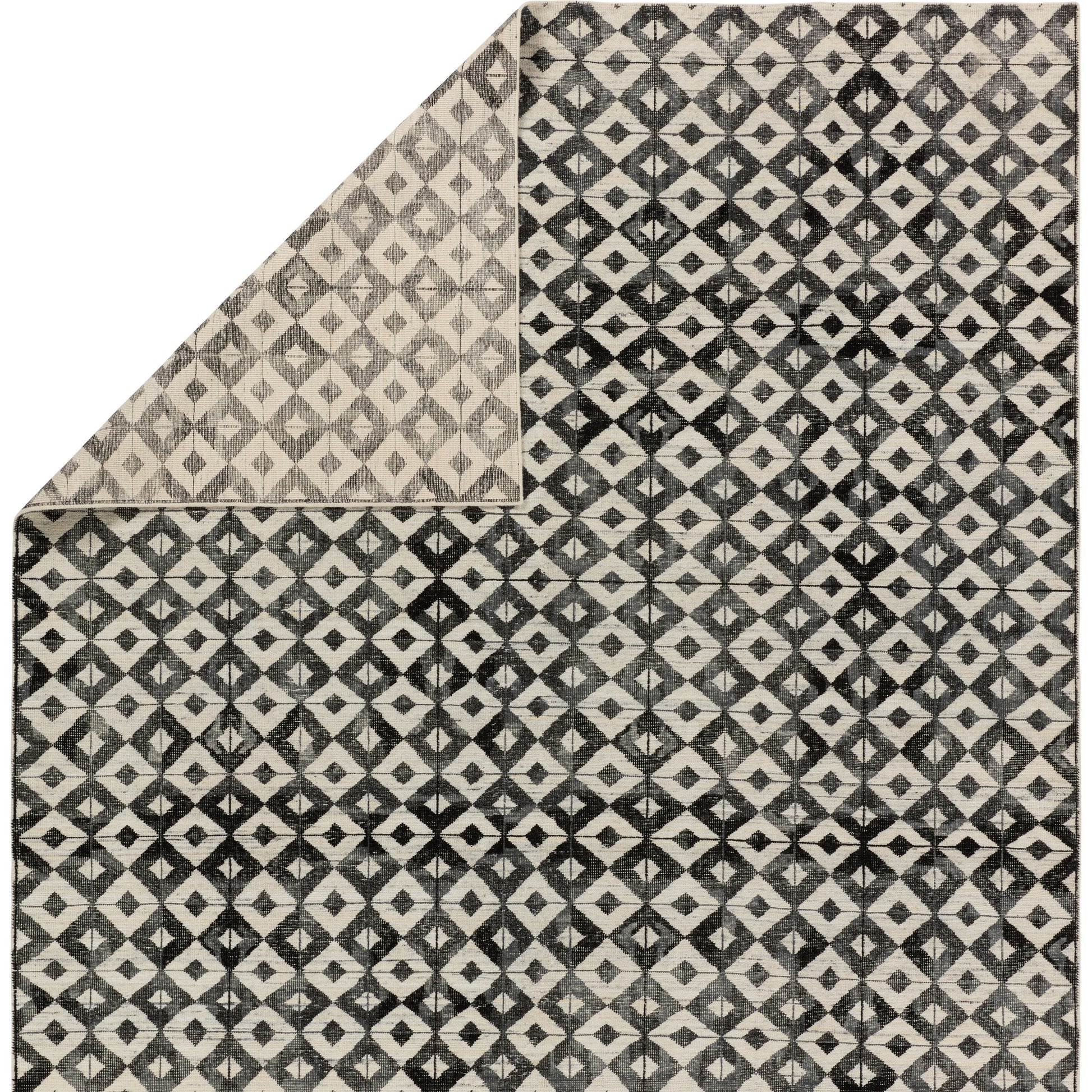 Tessera by Verde Home Gem TSS03 Rug by Jaipur Living in black, cream. Made from 100% wool in a unique style.