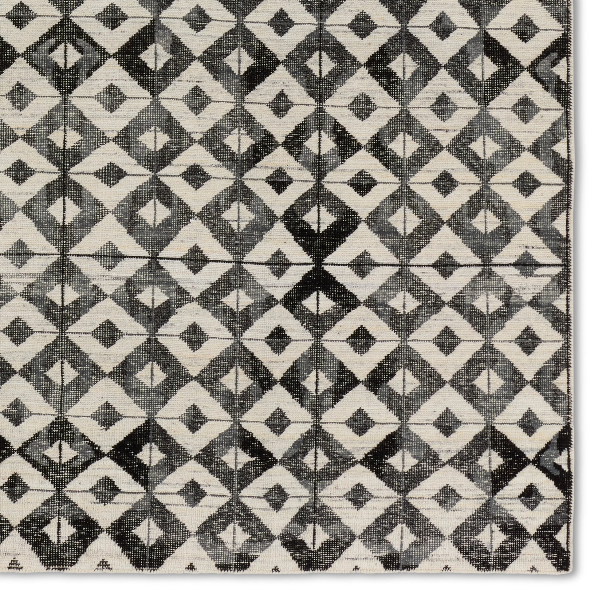 Tessera by Verde Home Gem TSS03 Rug by Jaipur Living in black, cream. Made from 100% wool in a unique style.