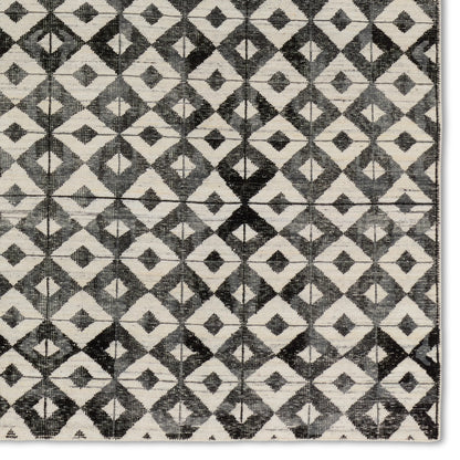 Tessera by Verde Home Gem TSS03 Rug by Jaipur Living in black, cream. Made from 100% wool in a unique style.