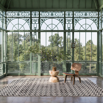 Tessera by Verde Home Gem TSS03 Rug by Jaipur Living in black, cream. Made from 100% wool in a unique style.